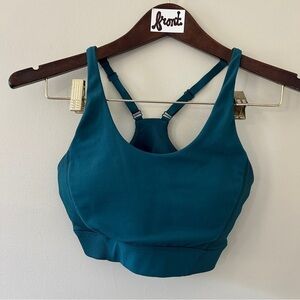 All in Motion Sports Bra Removable Padding Teal Blue women's sz XS preworn